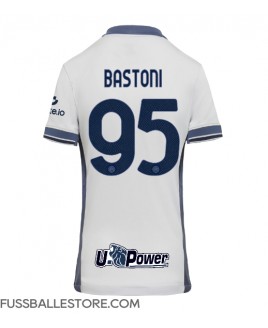 Günstige Inter Milan Alessandro Bastoni #95 Auswärtstrikot Damen 2024-25 Kurzarm